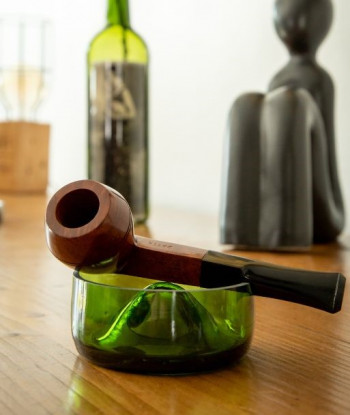 Cendrier Vert Bouteille