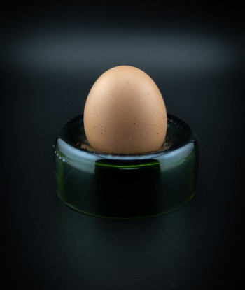 Coquetier vert bouteille