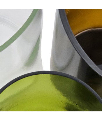 Détails de la matière : coupe biseautée, chaque pièce est unique